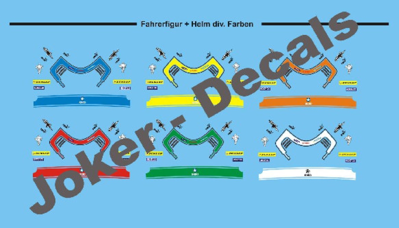 Joker - Fahrerfigur + Helm (Decals)