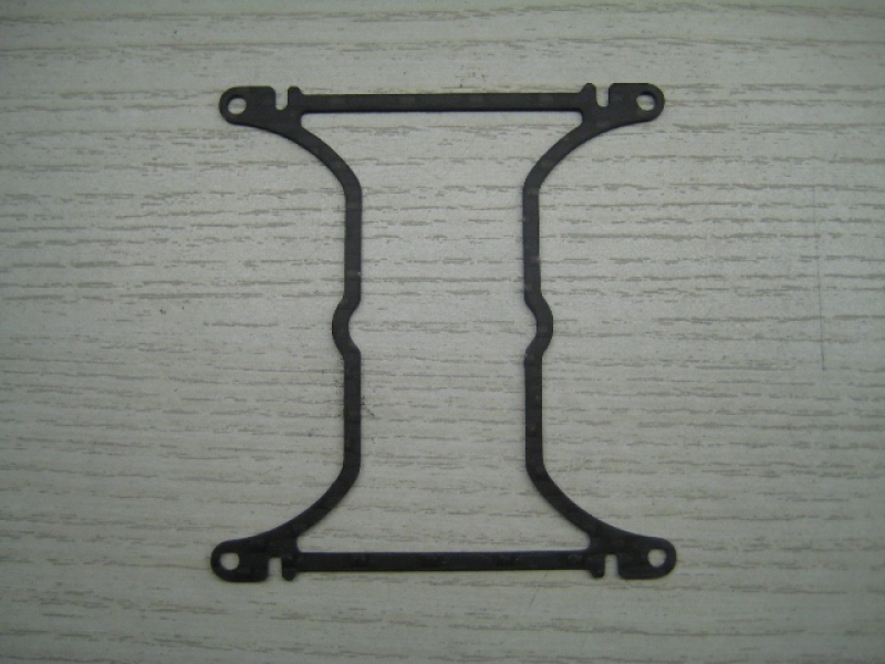 Karosserieträger-Platte "O" OBG (Carbon)